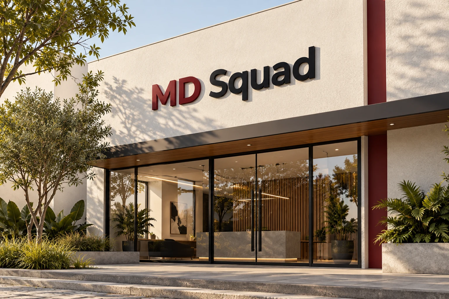 Mockup MD Squad: Fachada