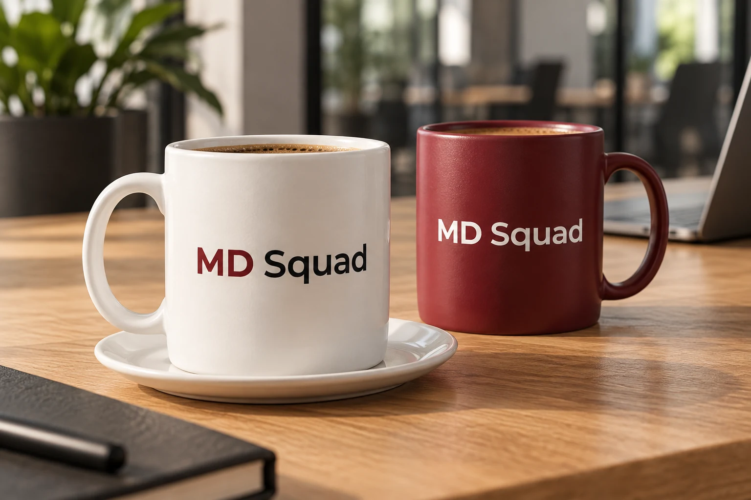 Mockup MD Squad: Canecas